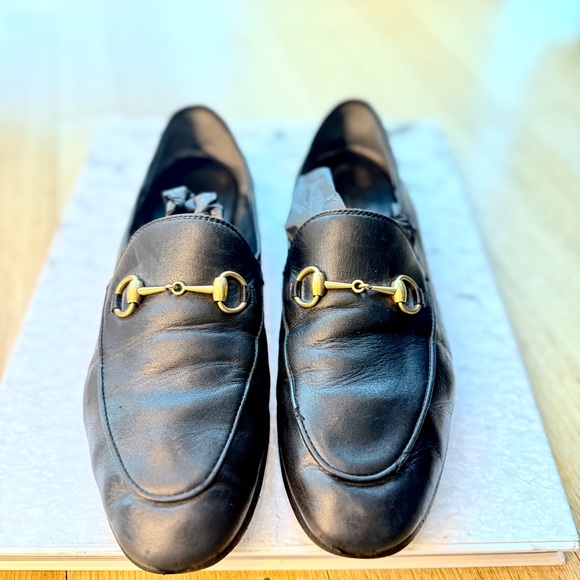 Gucci Women’s Brixton Leather Horsebit Loafers - Picture 2 of 7